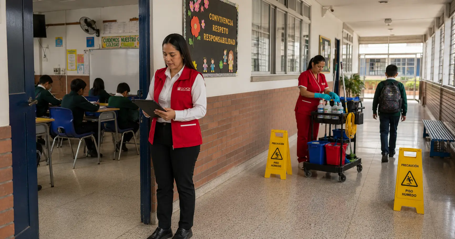 Cómo planificar el aseo en colegios públicos y privados