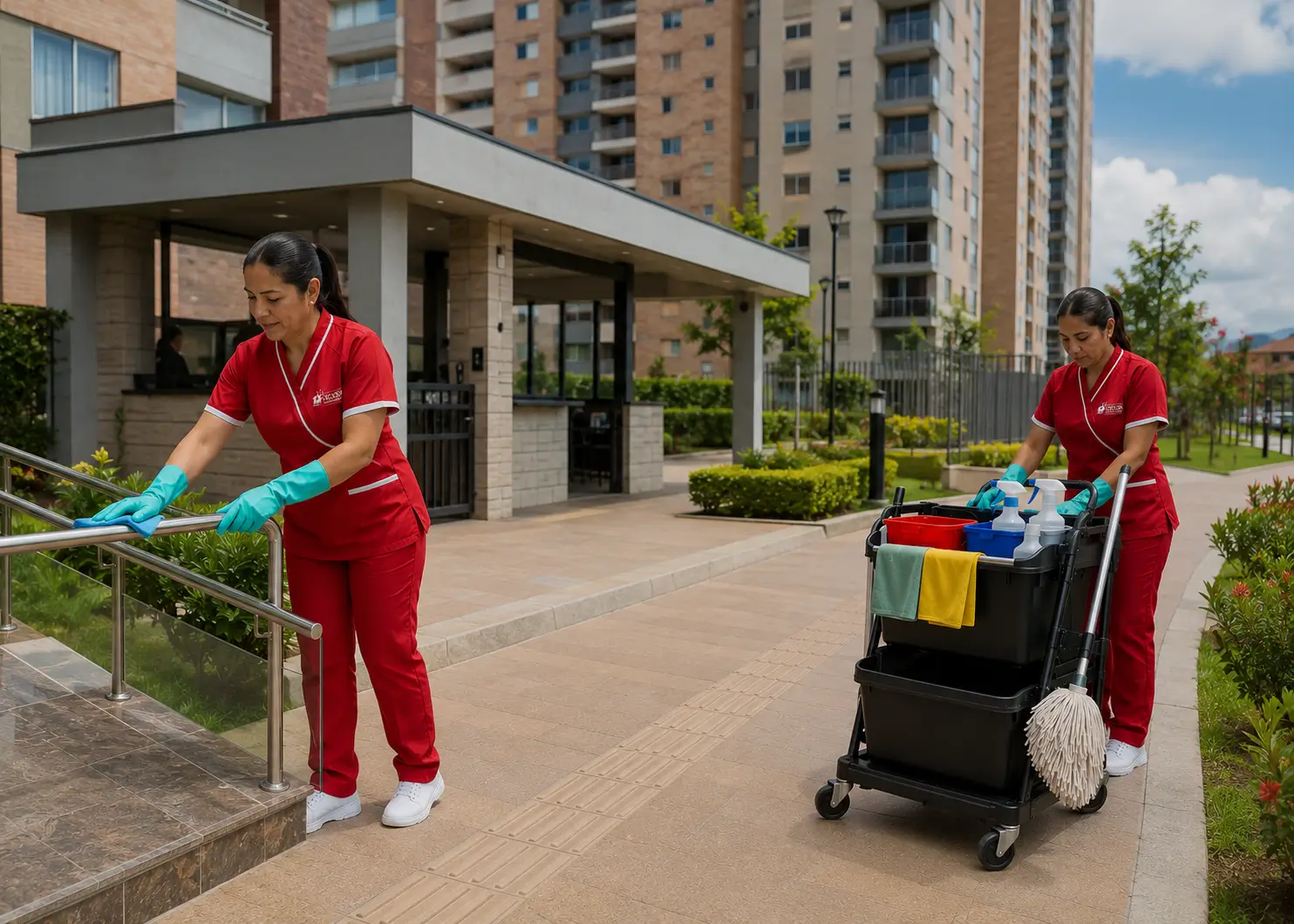 Servicio de aseo para propiedad horizontal en Bogotá