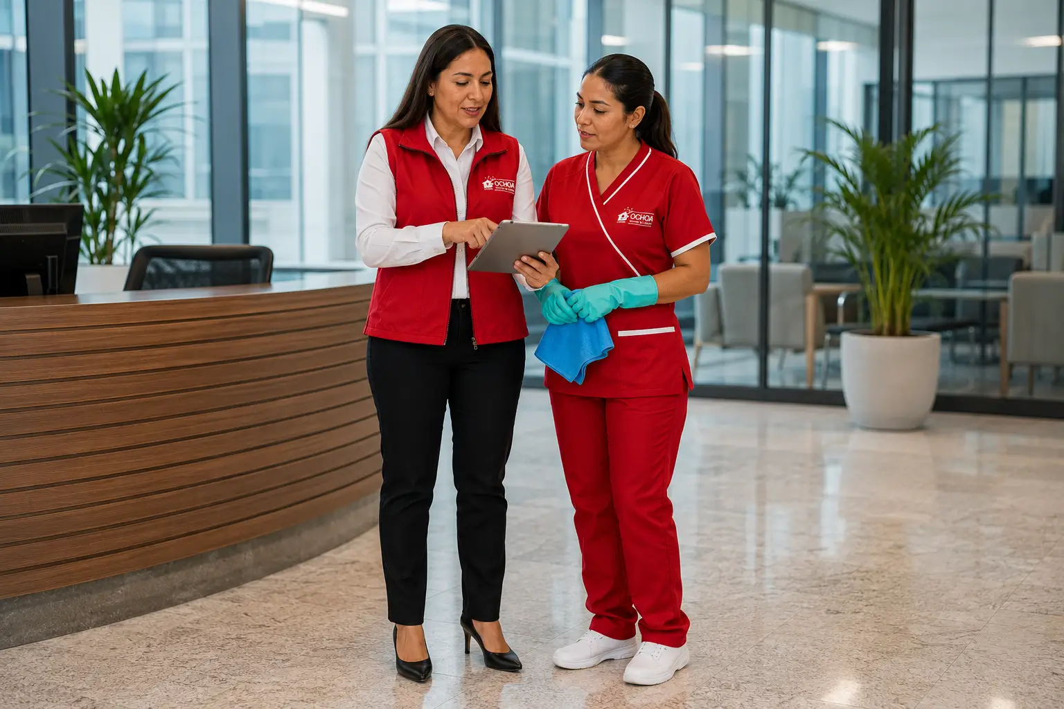 Supervisión de calidad de servicios de limpieza en Bogotá